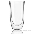 clear Double Wall Glasses Cocktail Drinkware Glass set